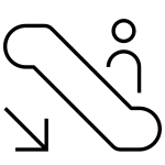 Escalator Down SVG Icon